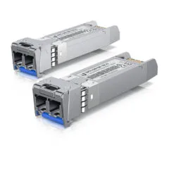 Ubiquiti UACC-OM-SM-10G-D-20 - 10Gb SFP+ Single-Mode LC 1310nm Stainless Steel