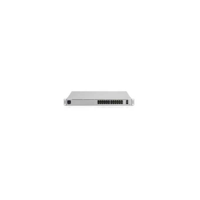 Ubiquiti UniFi Switch - USW-Pro-24 - 24x Gigabit RJ45, 2x SFP+ 10G, Silver, Rackmount, 1-year warranty — image 1