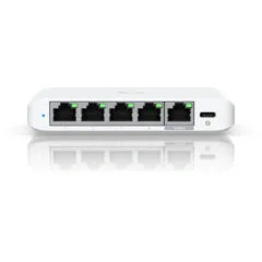 Ubiquiti UniFi USW-Flex-2.5G-5 - 5-Port Managed Multi-Gig 2.5G Switch, White, PoE, Desktop