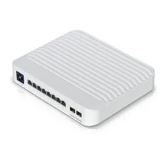 Ubiquiti UniFi USW-Pro-8-POE - 8x Gigabit PoE, 2x SFP+, 120W PoE Budget, L2/L3 Managed, White, 1U