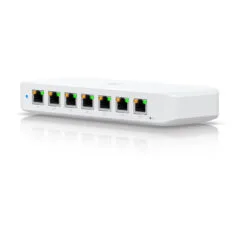 Ubiquiti UniFi USW-Ultra - 8-Port Gigabit L2 Managed Switch, 7x PoE (42W Budget) - White