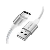 UGREEN 60131 USB-C 1m Silver 3A Charging Cable