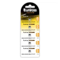 Uniross Alkaline-Coin Battery - LR66 - LR626 AG4 Battery
