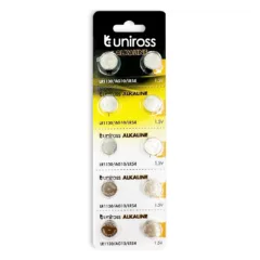 Uniross Alkaline-Coin LR1130 AG10 LR54 Battery -