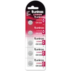Uniross Button Cell Lithium Battery - CR1225 - Button Cell Lithium Battery