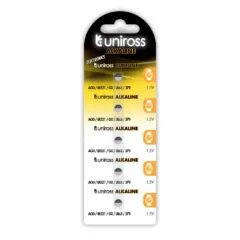 Uniross Coin Battery - LR521 AG0 LR63 - Alkaline Coin Battery