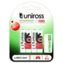Uniross Hybrio AAA 1000 Rechargable Batteries - 4Pcs