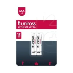 Uniross Lithium AAA Battery - 1250mAh
