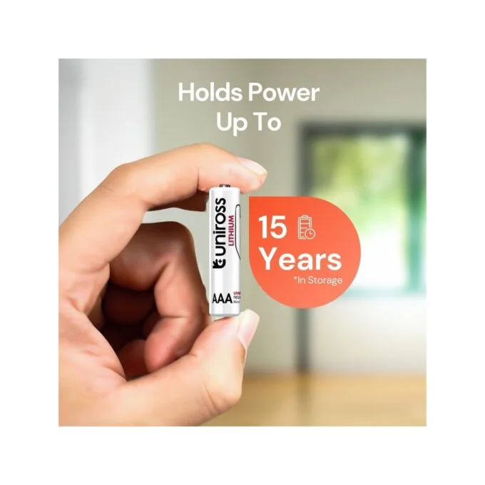 Uniross Lithium AAA Ultra Batteries - 1250mAh — image 3
