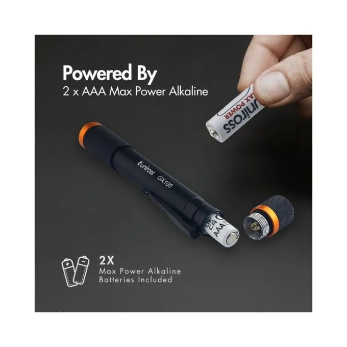 Uniross Penlight - GX100 - IPX4 Waterproof Torch 280 lumens 90m Beam — image 4