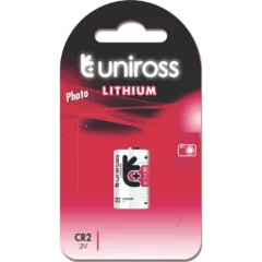 Uniross Photo Lithium Battery - CR2 - Photo Lithium Battery