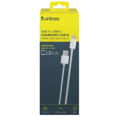 Uniross USB-A to USB-C Cable 2.0m UCA005