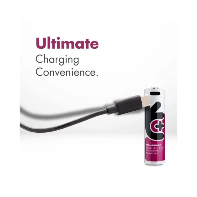Uniross USB-C Rechargeable 18650 Lithium Battery 2000mAh - — image 4