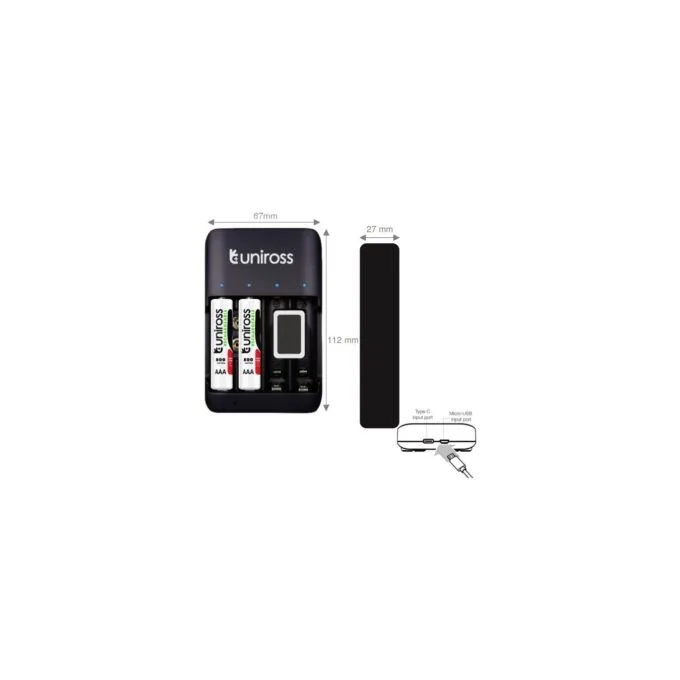Uniross USB Charger - UCU009 - AA AAA 9V — image 2