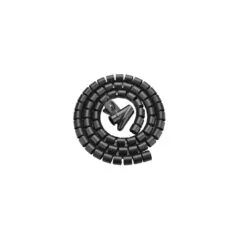 Unitek Cable Organizer Spiral Wrap with Clamp - OT1102ABK-5M - Spiral Wrap with Clamp, 22 mm, 5.0m