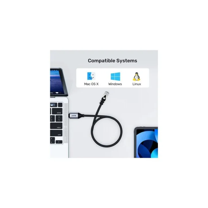 Unitek Converter - C18148AGY-1M - USB-C to Gigabit Ethernet Cable 1.0m — image 6