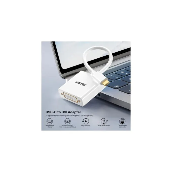 Unitek Converter USB-C to DVI Adapter - V1429A — image 4