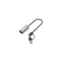 Unitek Converter USB-C to LAN Gigabit Ethernet+USB-A - Y-3465A - USB-C to LAN Gigabit Ethernet+USB-A