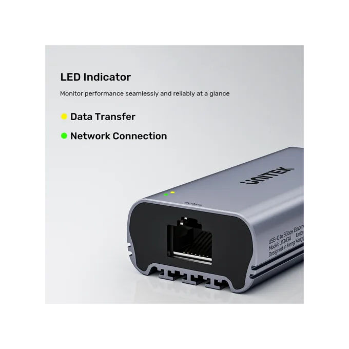 Unitek Converter USB-C to LAN - U1343A - 5GbE Ethernet — image 6