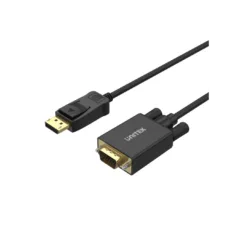 Unitek DisplayPort to VGA Cable - Y-5118F - 1.8m Black Gold Plated