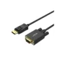 Unitek DisplayPort to VGA Cable - Y-5118F - 1.8m Black Gold Plated