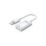 Unitek External USB Soundcard - Y-247A - USB-A to Stereo Audio Headset and Microphone