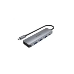 Unitek H1107C USB-C Hub 3x USB-A 5Gbps SD/MicroSD PD100W Space Grey