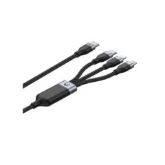 Unitek MC 3in1 Braided USB-C Lightning Micro - C14101BK-1.5M - 3in1 Braided USB-C Lightning Micro