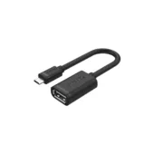 Unitek Micro-USB Male to USB-A Female OTG 20cm - Y-C438GBK - Micro-USB Male to USB-A Female OTG 20cm