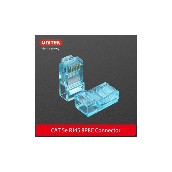 Unitek RJ45 Connector - Y-OT18TP - CAT5e RJ45 Connector 100pcs — image 2