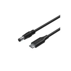 Unitek UCL USB-C to DC Cable - C14116BK - 1.8 m, 65W PD, for Toshiba-Asus, 5.5x2.5 mm