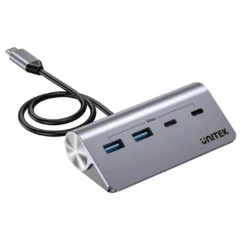 Unitek uHUB Q4 4-in-1 USB-C Hub 5Gbps - 2xUSB-A 2xUSB-C