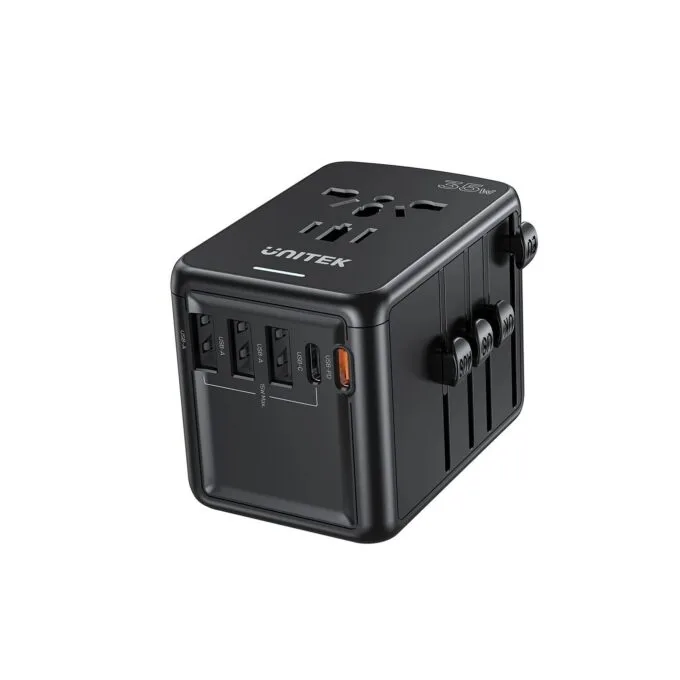 Unitek Universal Travel Wall Charger - P1121A - 35W 2xUSB-C + 3xUSB-A — image 2