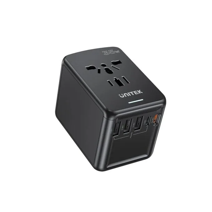 Unitek Universal Travel Wall Charger - P1121A - 35W 2xUSB-C + 3xUSB-A — image 3