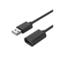 Unitek USB-A Male to USB-A Female Extension Cable 3m - Y-C417GBK - USB-A Male to USB-A Female Extension Cable 3m
