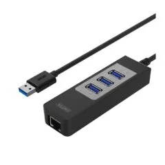 Unitek USB3.0 3-Port Hub w Gigabit LAN - Y-3045C - USB3.0 3-Port Hub w Gigabit LAN