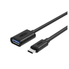 Unitek USB3.1 USB-C Male to USB-A Female Extension Cable - Y-C476BK - 20cm
