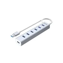 Unitek Y-3090 7-Port USB 3.0 USB-A Hub with 5V2A Power Adapter