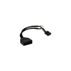 USB 2.0 Adapter - 19-pin Male to 9-pin Female