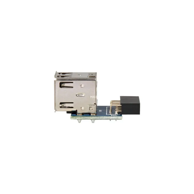 USB 2.0 adapter, 9 pin header to 2x USB-A socket — image 2