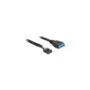 USB 2.0 Adapter Cable - 9 Pin Header Female to USB 3.2 Pin Header Male