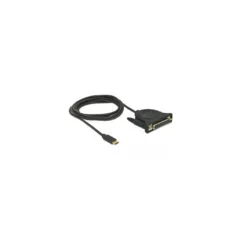 USB 2.0 adapter cable, USB-C male to parallel DB25 female