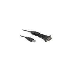 USB 2.0 adapter, USB-A male to serial RS-232 male