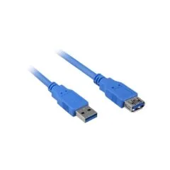 USB 3.0 Extension Cable 3.0m Blue - USB-A, USB 3.0, 3 m