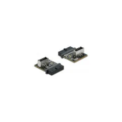 USB 3.2 Gen 1 adapter, 19-pin header socket to internal Key A socket