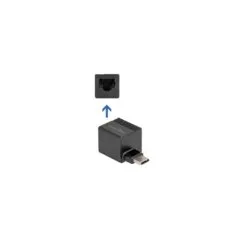 USB 3.2 Gen 1 adapter mini - USB-C male to RJ-45 female