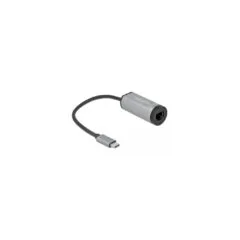 USB 3.2 Gen 1 Adapter - USB-C Male to RJ-45 Female + USB-C Female