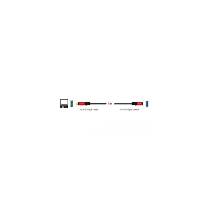 USB 3.2 Gen 1 extension cable - USB-A male to USB-A female — image 3