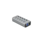 USB 3.2 Gen 1 Hub with 4 Ports + 1 Fast Charging Port, USB Hub