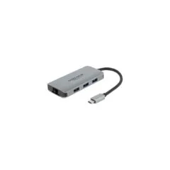 USB 3.2 Gen 1 hub with 4 ports and Gigabit LAN and PD - docking station